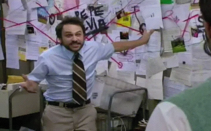 Charlie Day conspiracy board Charlie Day conspiracy board