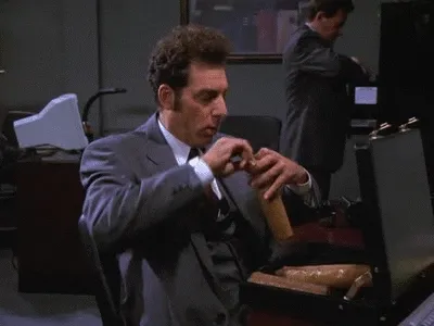 Kramer in the office Kramer in the office