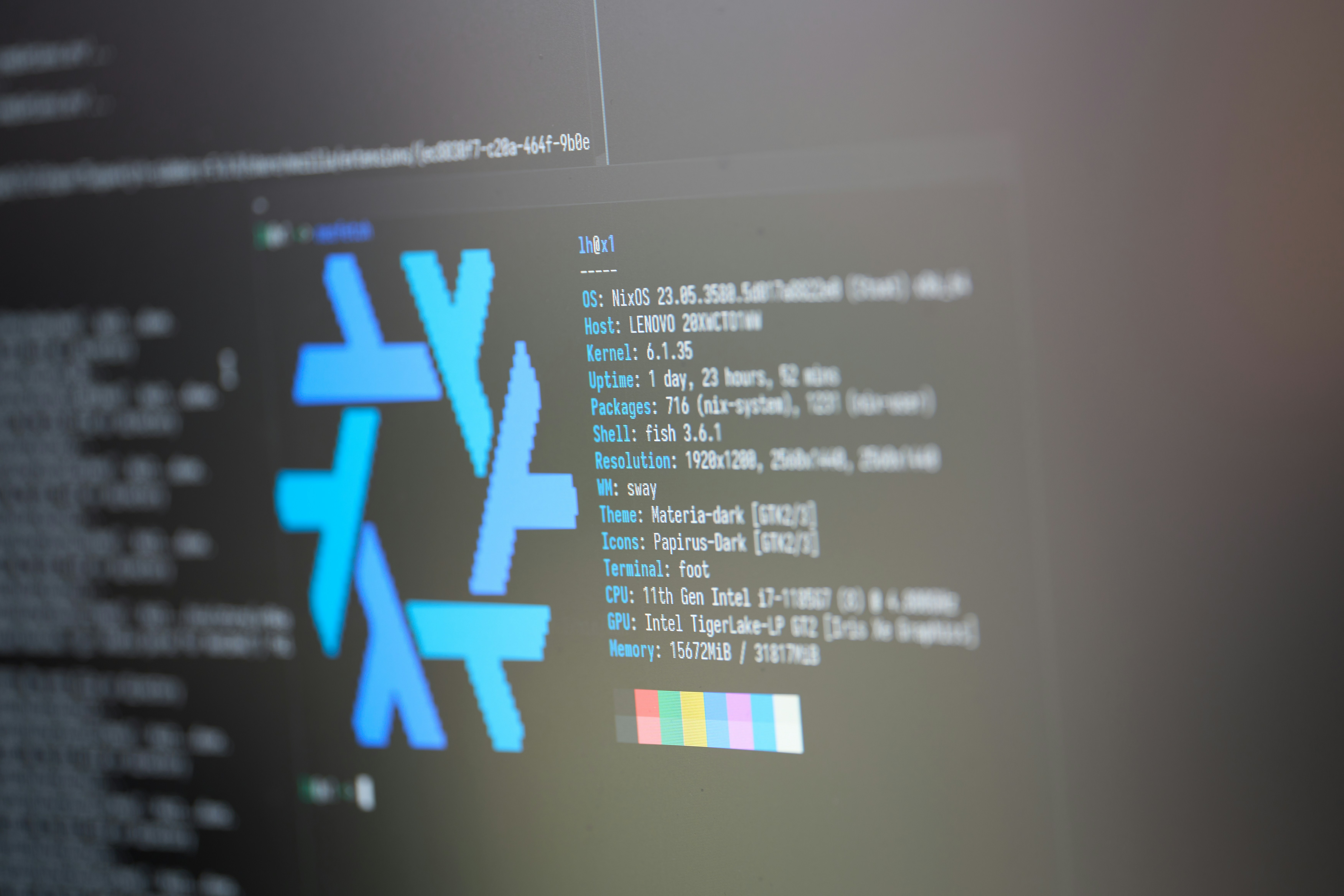 A Linux terminal